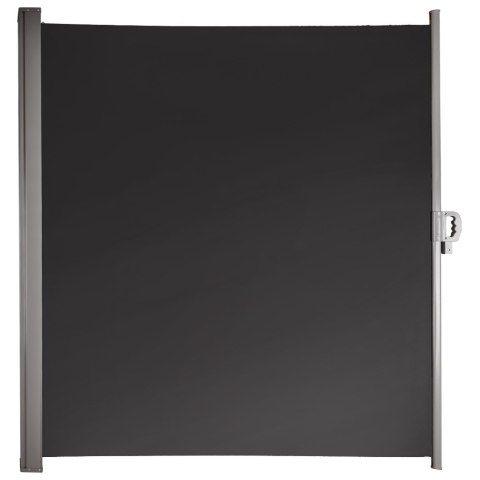 Markiza boczna tarasowa LUARO parawan zwijana 180 x 400 cm szara