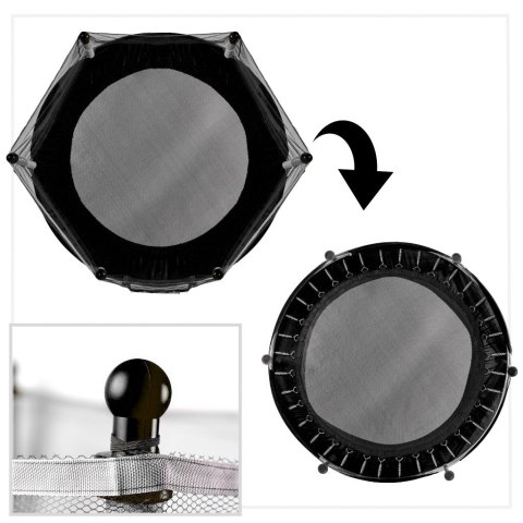 Trampolina do domu ogrodu dla dzieci siatka piłki 140cm 55inch zielona Trampolina do domu ogrodu dla dzieci siatka piłki 140cm 55inch zielona