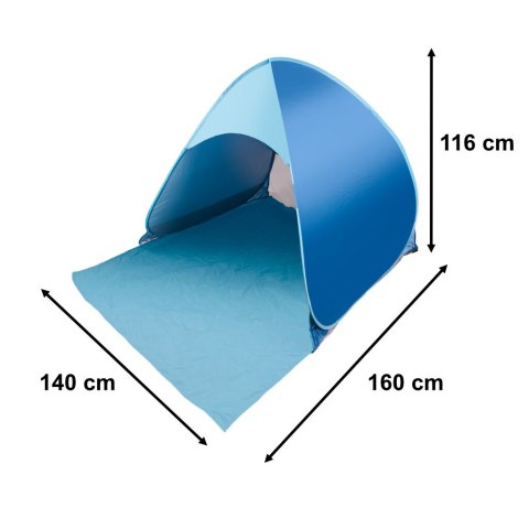 Namiot plażowy parawan samorozkładający na plażę ogród ogrodowy POPUP ochronny UV