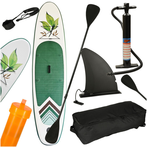 Deska SUP Suno Selva stand up paddle pompowana do pływania z akcesoriami wiosło zestaw 320 cm Deska SUP Suno Selva stand up paddle pompowana do pływania z akcesoriami wiosło zestaw 320 cm