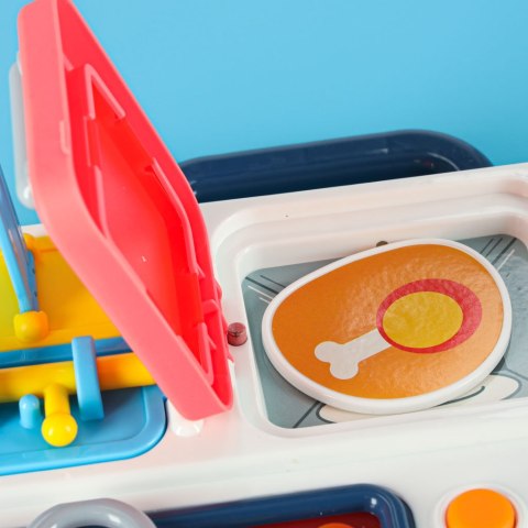 Tablica manipulacyjna sensoryczna montessori kuchnia zegar światło dźwięk