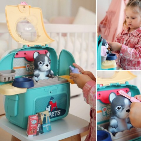 WOOPIE Pies Przenośny Salon Piękoności 2w1 w Plecaku Transporter