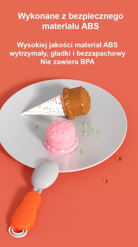 WOOPIE Zestaw Małego Kucharza Lodziarnia Sklepik w Plecaku 36 el.