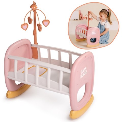 SMOBY Baby Nurse Kołyska z karuzelką