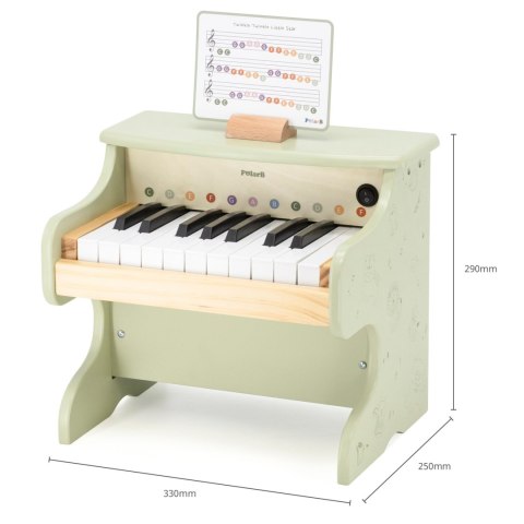 Viga Pianino Zielone Nauka Gry
