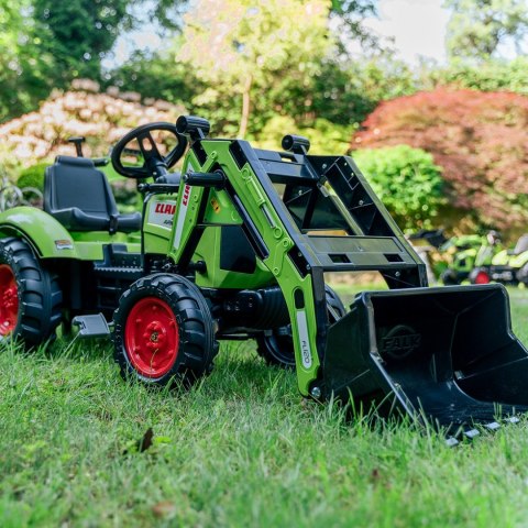 FALK Traktor na Pedały Claas Axos 330 z Koparką i Przyczepą 3-7 lat