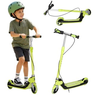 Hulajnoga dla dzieci TRIKE FIX dwukołowa LED składana podwójne hamulce neon zielony