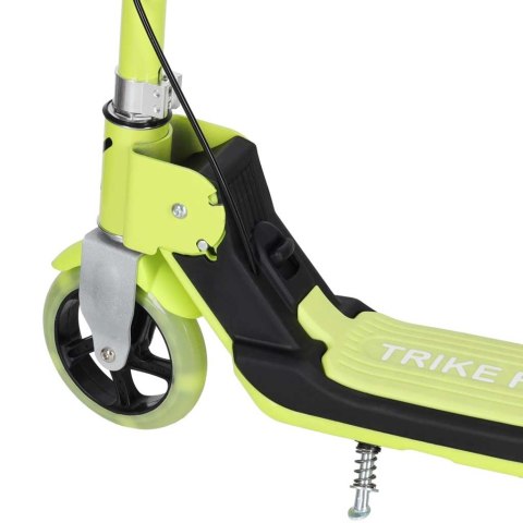 Hulajnoga dla dzieci TRIKE FIX dwukołowa LED składana podwójne hamulce neon zielony