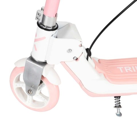 Hulajnoga dla dzieci TRIKE FIX dwukołowa LED składana podwójne hamulce różowa