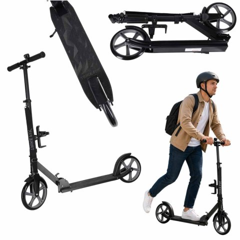 Hulajnoga miejska Trike Fix składana koła 200mm czarno-szara