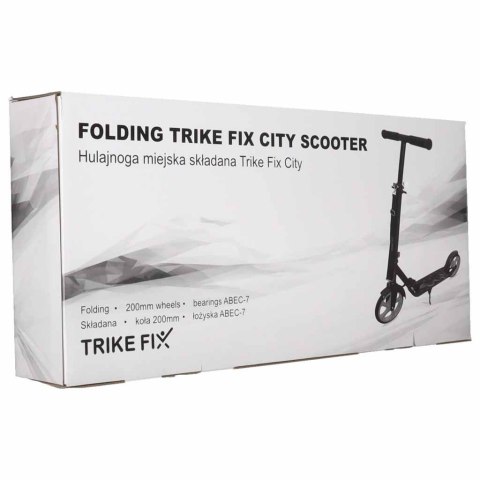 Hulajnoga miejska Trike Fix składana koła 200mm czarno-szara