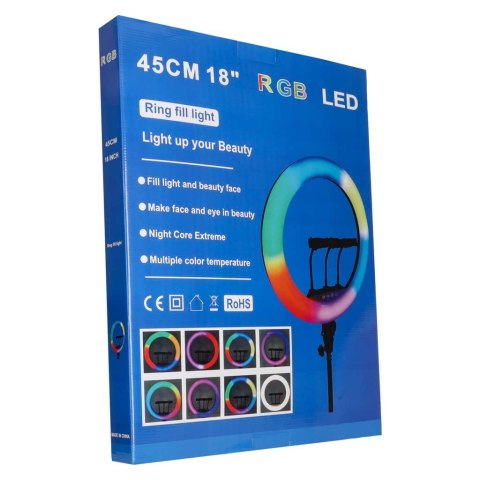 Lampa pierścieniowa do selfie LED RGB