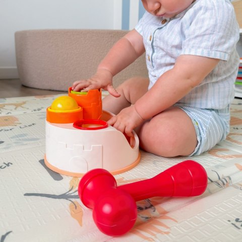 WOOPIE BABY Wbijak Przebijanka Zamek Kule Młotek Zabawka Edukacyjna 12m+