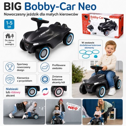 BIG Jeżdzik Bobby Car Neo Anthrazit