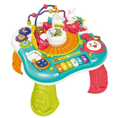 WOOPIE BABY Stolik Edukacyjny Interaktywny 2w1 Pianinko Dźwięki