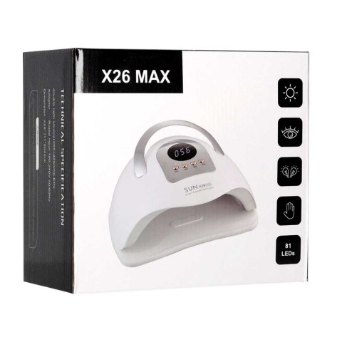Lampa do paznokci Sun X26 UV 81 LED 380W manicure hybrydy żele