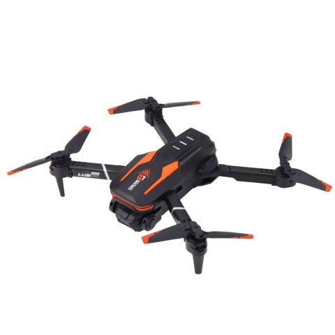 Dron Zdalnie Sterowany LU800 Kamera Światła LED Pomarańczowy