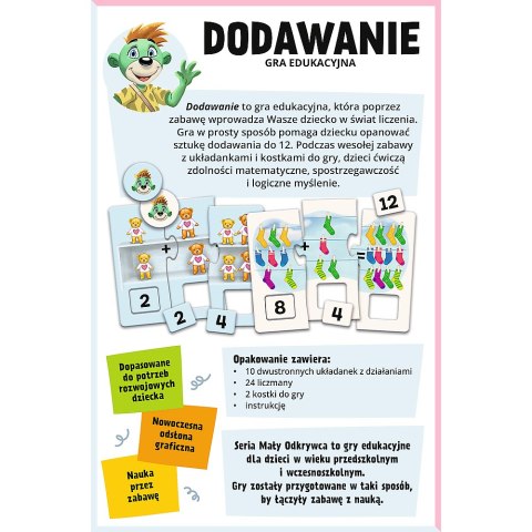 GRA - Dodawanie/Mały Odkrywca Trefl 02805