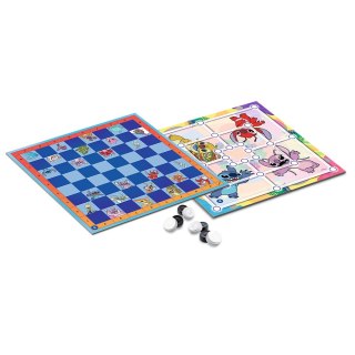 Gra Warcaby i Młynek Lilo and Stitch Trefl 02799