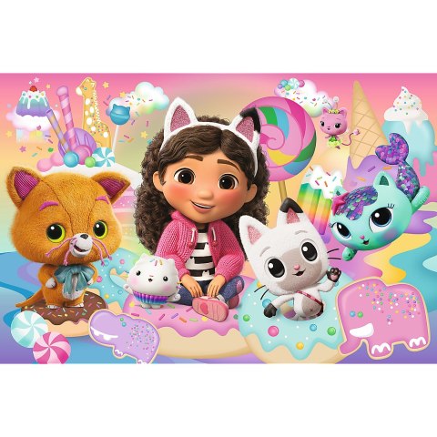 Puzzle - 24 Maxi - Koci Świat Gabby Trefl 14381