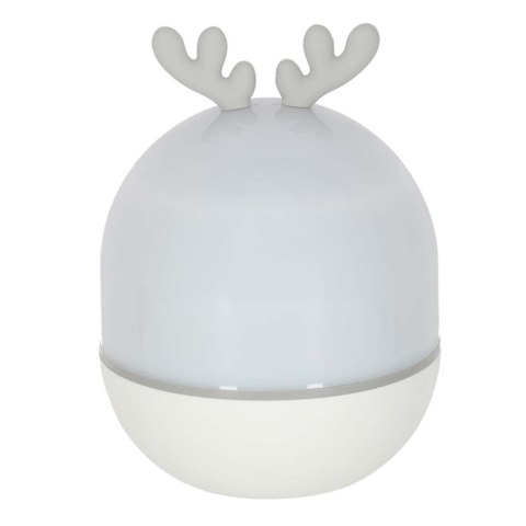 Lampka nocna projektor gwiazd LED USB obrotowy 6 motywów pilot renifer