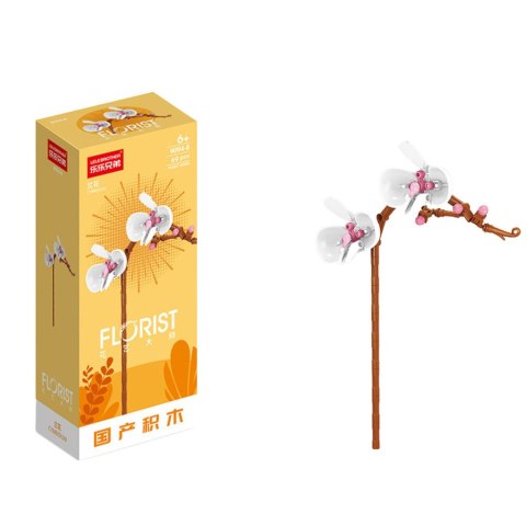 Klocki Konstrukcyjne Pojedynczy Kwiat Dekoracyjny 56-245 el.