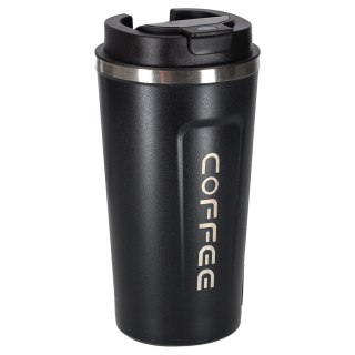 Kubek termiczny z ustnikiem termos LED 500ml czarn