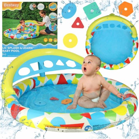 Basen brodzik z poduszką BESTWAY 52378 120cm