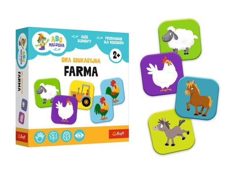 Gra edukacyjna Farma ABC Malucha Rodzina Treflików Trefl 02909