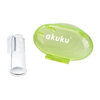 Szczoteczka silikonowa green AKUKU
